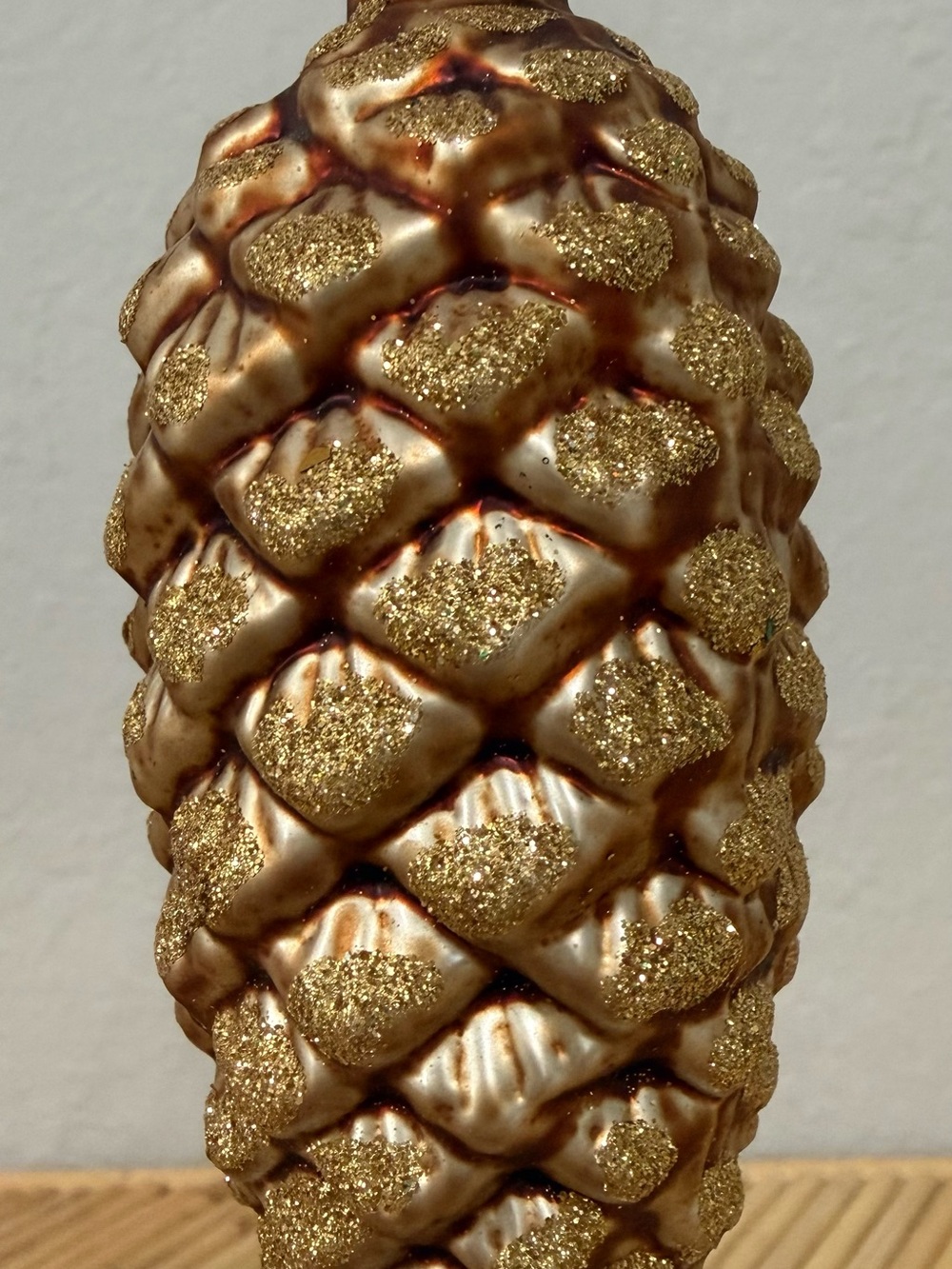 CELEBRATE IT Sparkling Creations Decorated Glass Pinecone Ornaments   (Set of 7) - Picture 5 of 7